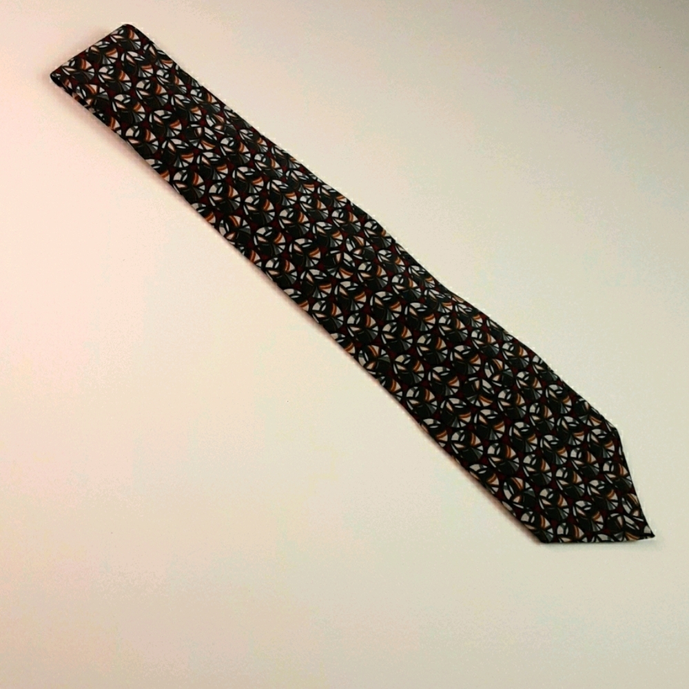 J. Garcia Clockworks Collection Eight Silk Tie